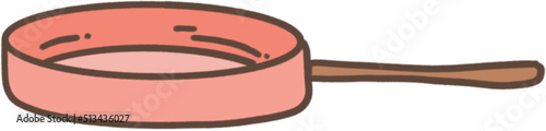 pan kitchenware illustration icon