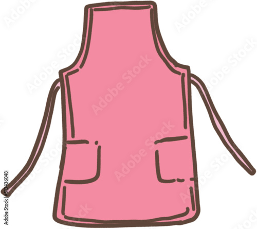 apron kitchenware illustration icon