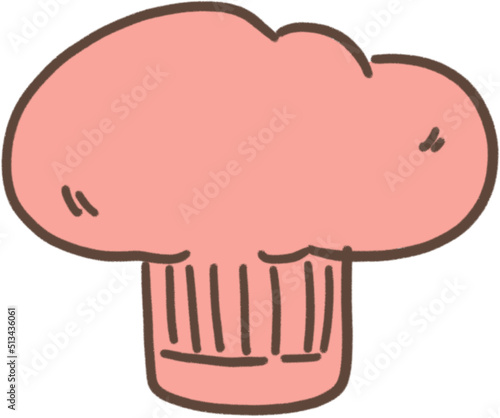 cooking hat kitchenware illustration icon