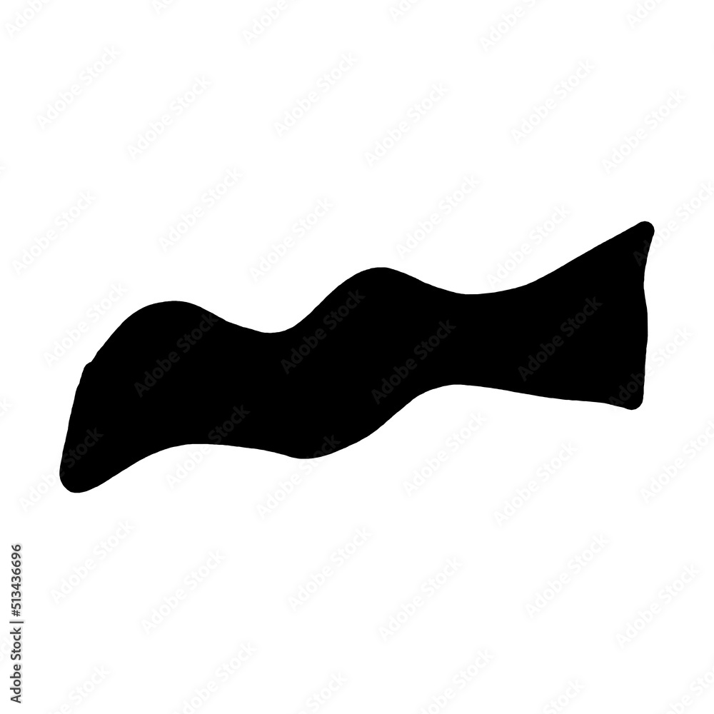 Abstract shape, vector modern and contemporary design art element for poster, wall art and print collections in a glyph illustration Abstract shape, vector modern and contemporary design art element for poster, wall art and print collections in a glyph illustration