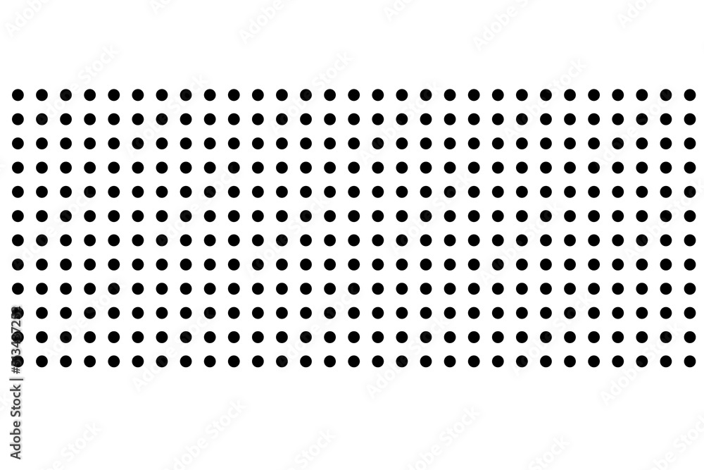 set of halftone dots