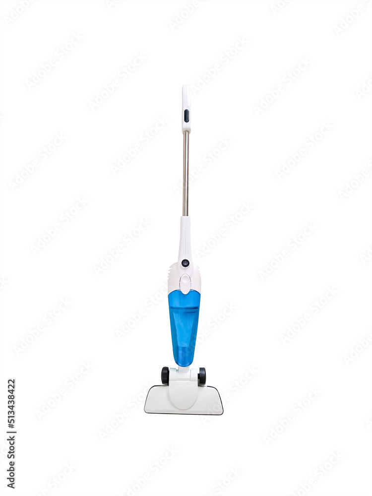 Upright vacuum cleaner isolated on white background. Hoover. Upright vacuum cleaner isolated on white background. Hoover.