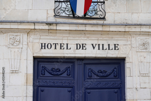 hotel de ville france text building mean town hall in office facade city france © OceanProd