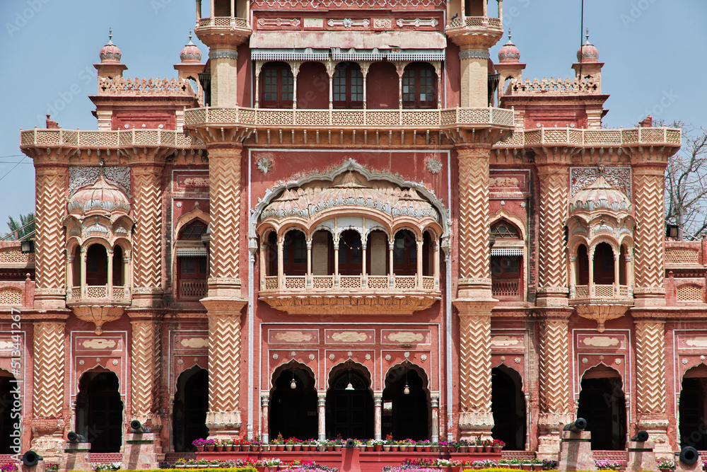 Faiz Mahal palace in Khairpur, Sindh, Pakistan