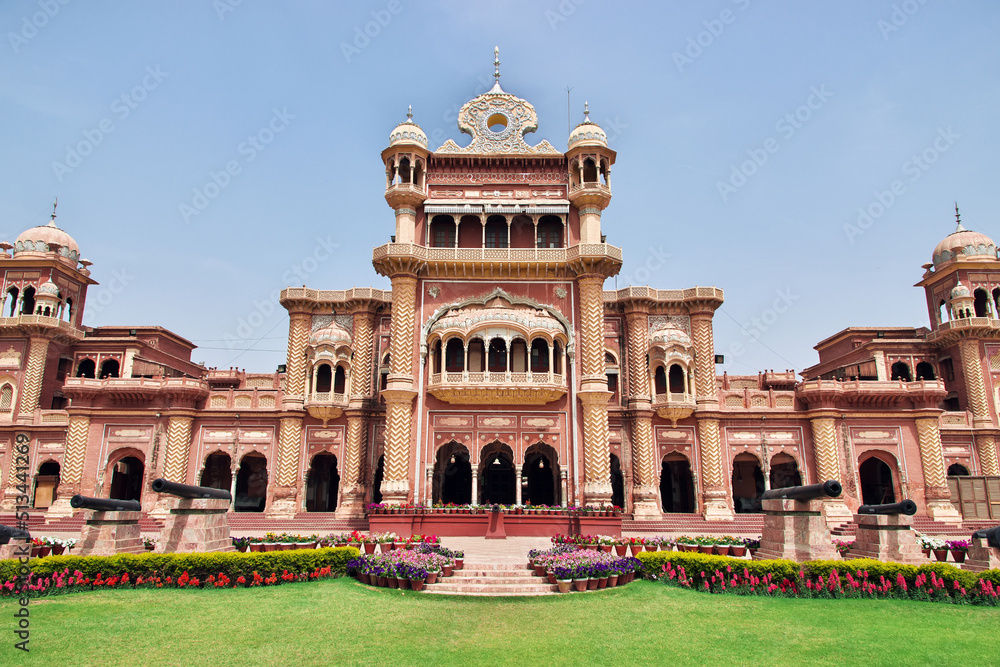 Faiz Mahal palace in Khairpur, Sindh, Pakistan