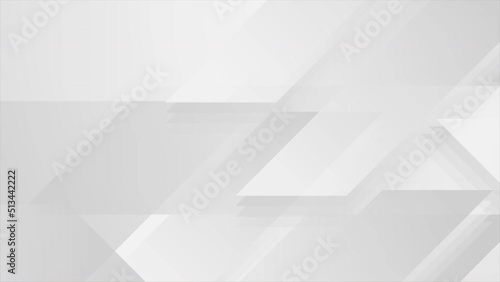 Grey white tech geometric minimal abstract background. Seamless looping motion design. Video animation Ultra HD 4K 3840x2160 photo