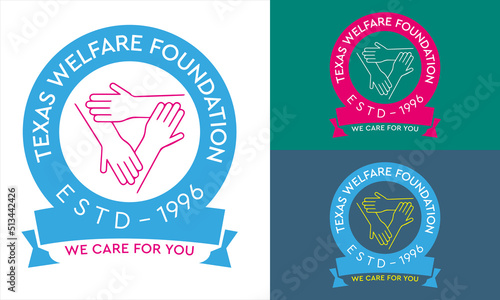 Social welfare foundation - Social Association - Social worker - Social Activity - Welfare Society logo free vector 