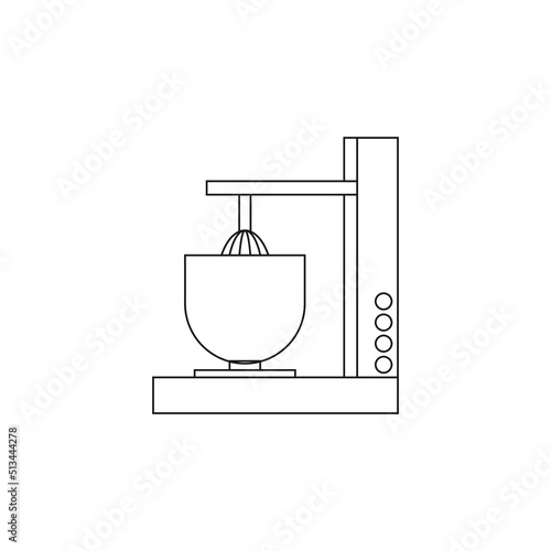 mixer machine vector for website symbol icon presentation