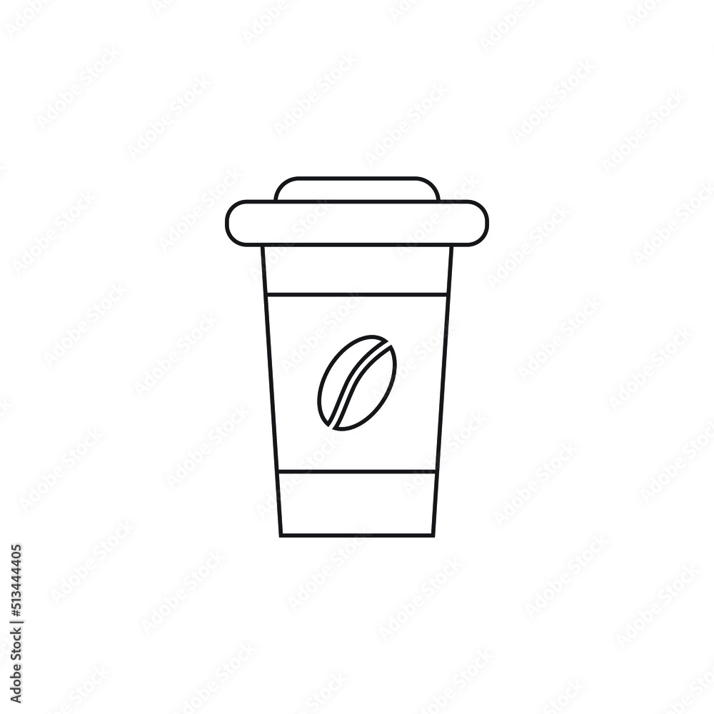 paper cup coffee vector for website symbol icon presentation paper cup coffee vector for website symbol icon presentation