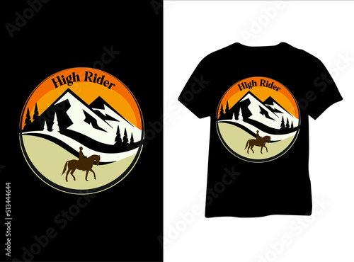 High rider t-shirt design