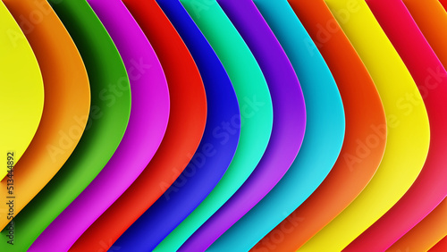 colorful 3d background image in 3d wave shape web element background business presentation flyer photo advertisement