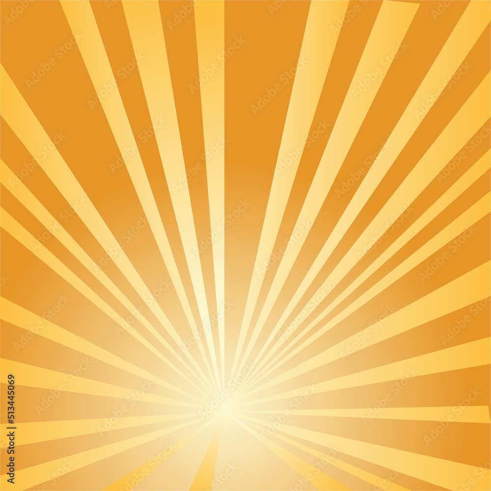 Fototapeta premium Vintage Sunburst Graphics Vector Illustration and Background