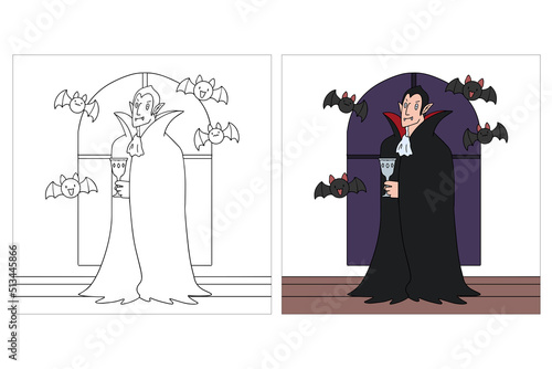 Wallpaper Mural Hand Drawn Halloween Coloring Pages for kids 2 Torontodigital.ca