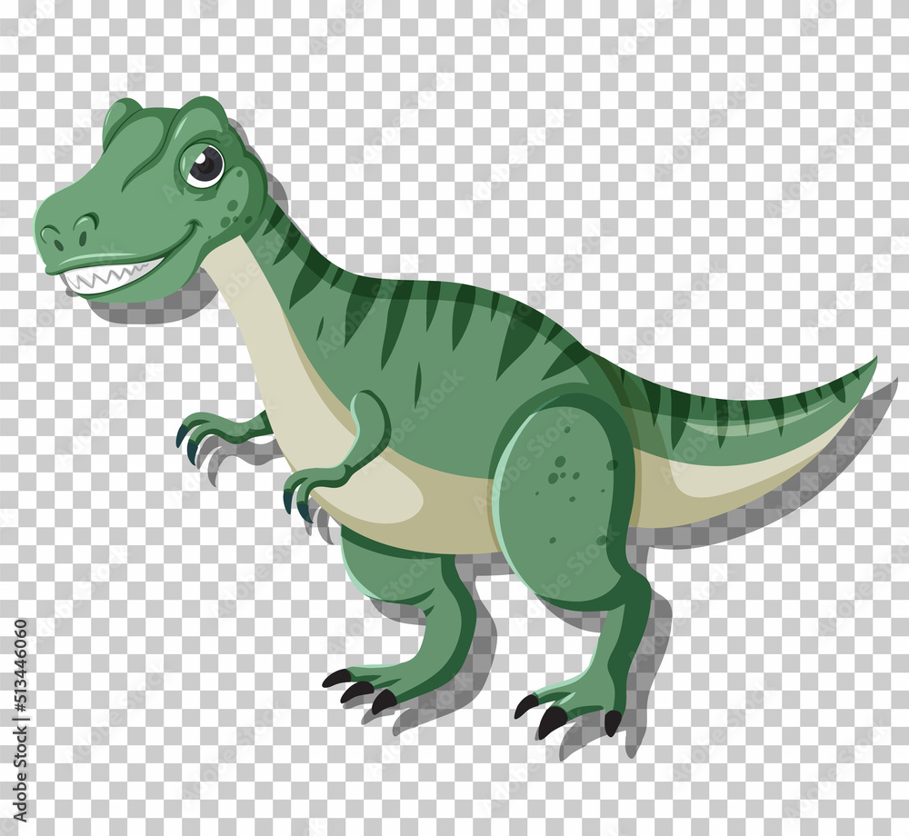 Cute tyrannosaurus dinosaur isolated Cute tyrannosaurus dinosaur isolated