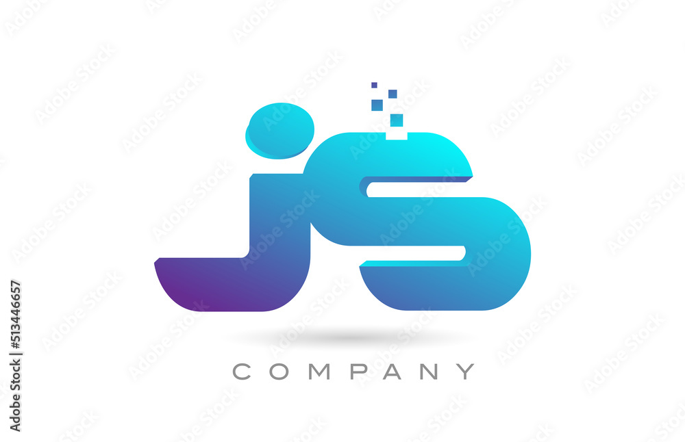 JS alphabet letter logo icon combination design. Creative template for business and company JS alphabet letter logo icon combination design. Creative template for business and company