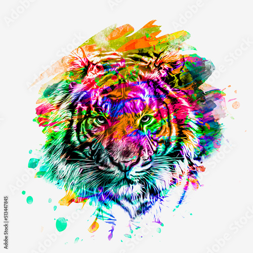 Bright abstract colorful ba...