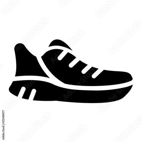 sneakers glyph icon