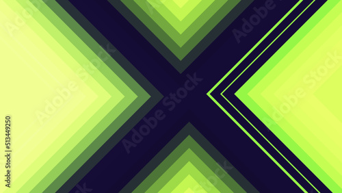 abstract technology neon green arrows moving forward, digital data. communication internet network frame background illustration,  perfect for wallpaper, backdrop, postcard for your design