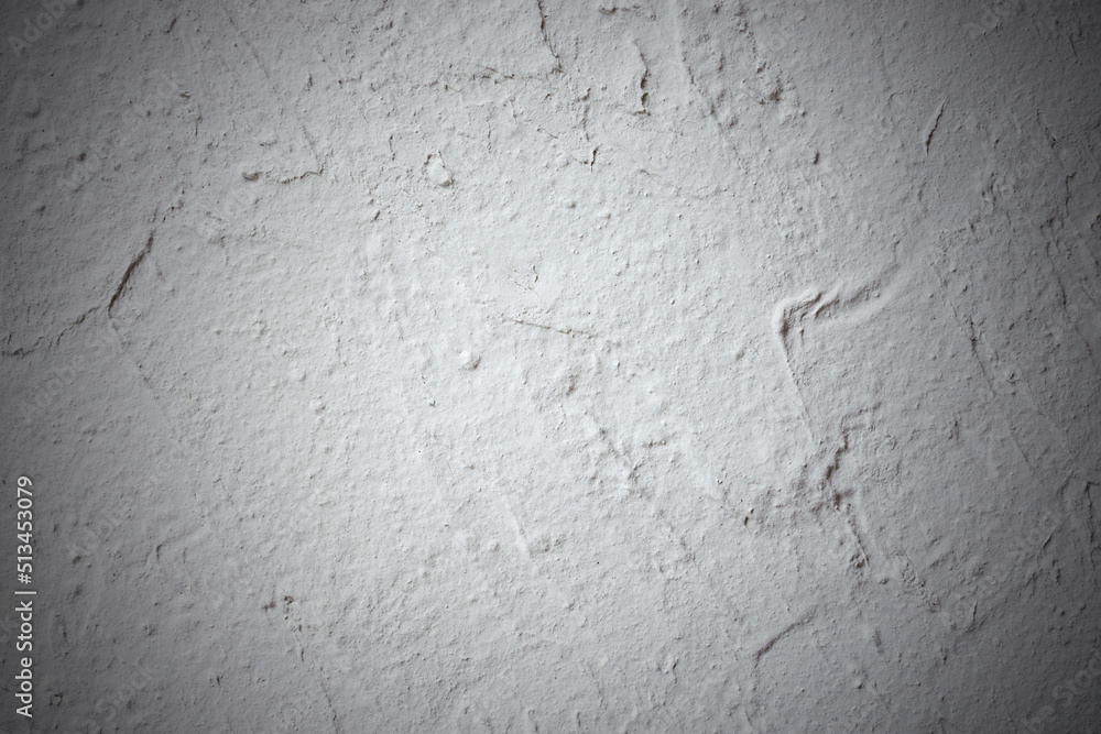 Fototapeta premium The white plaster wall. The wall I created for stock photography. 白い漆喰の壁。ストックフォト向けに自身で作成した壁