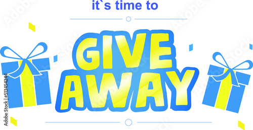 give away logo icon sale
