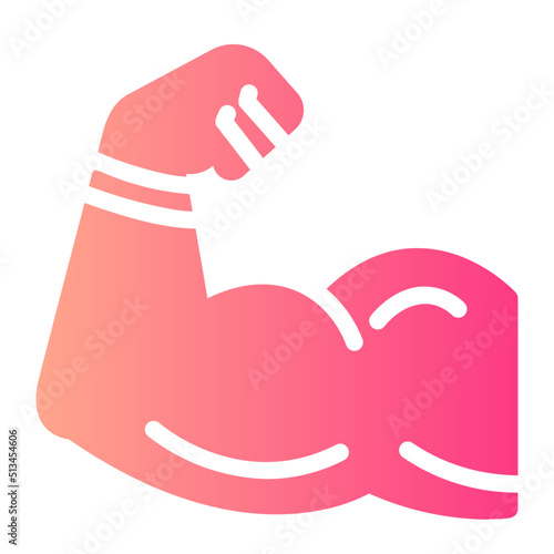 biceps gradient icon