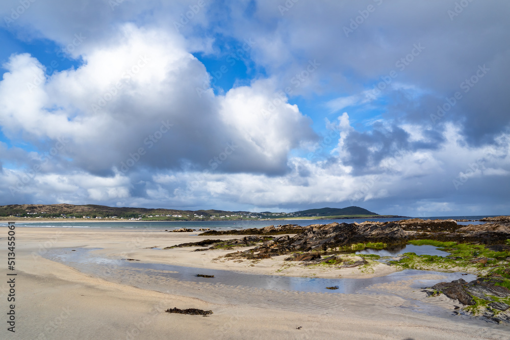 Portnoo seen from Carrickfad at Narin Strand in County Donegal Ireland Portnoo seen from Carrickfad at Narin Strand in County Donegal Ireland