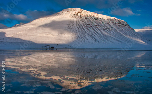 Álftafjörður reflections, Westfjords, Iceland