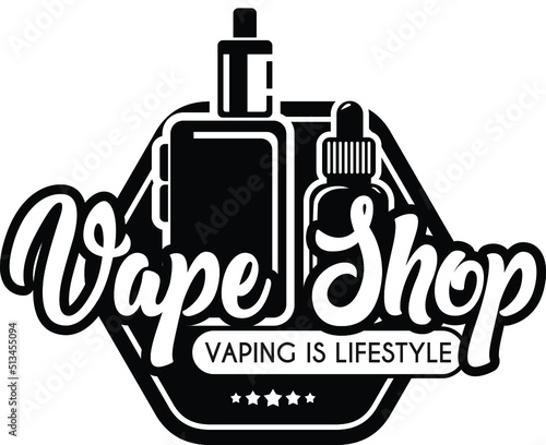 VAPE SHOP LOGO AND EMBLEM DESIGN 