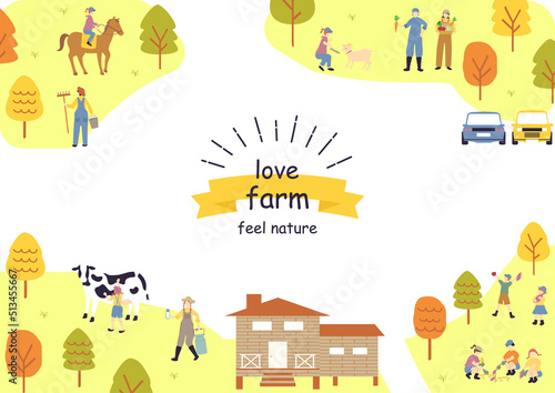 ファーマー体験を楽しむ人達