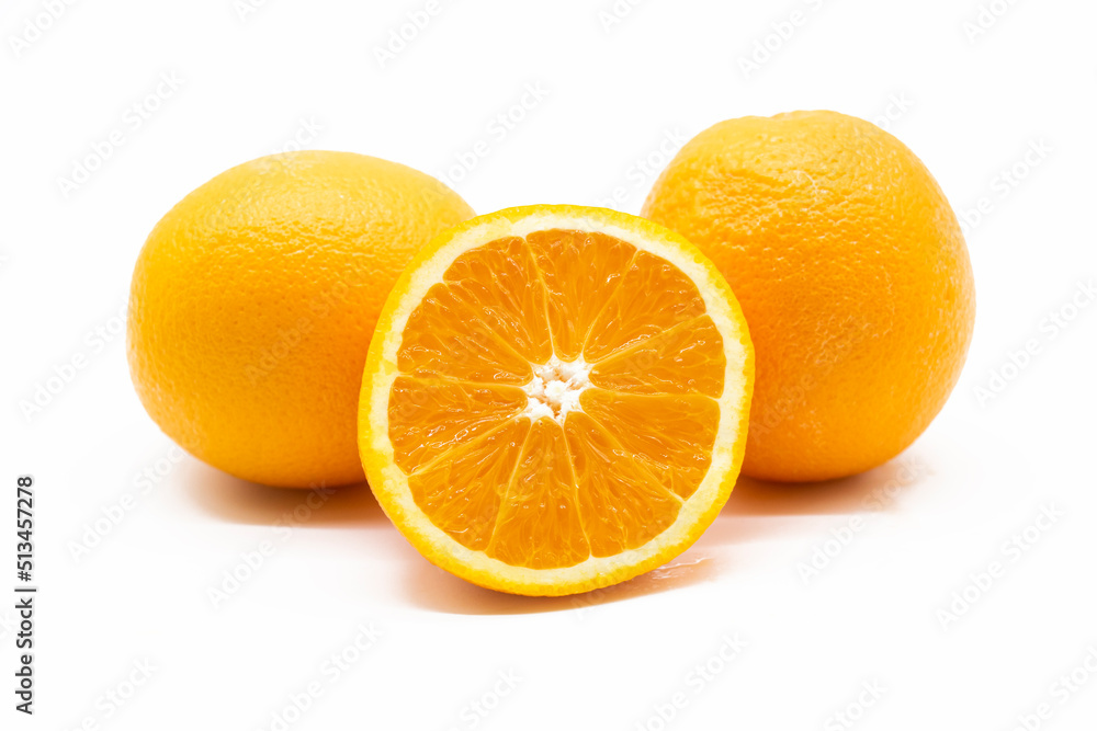orange fruit isolated on white background orange fruit isolated on white background