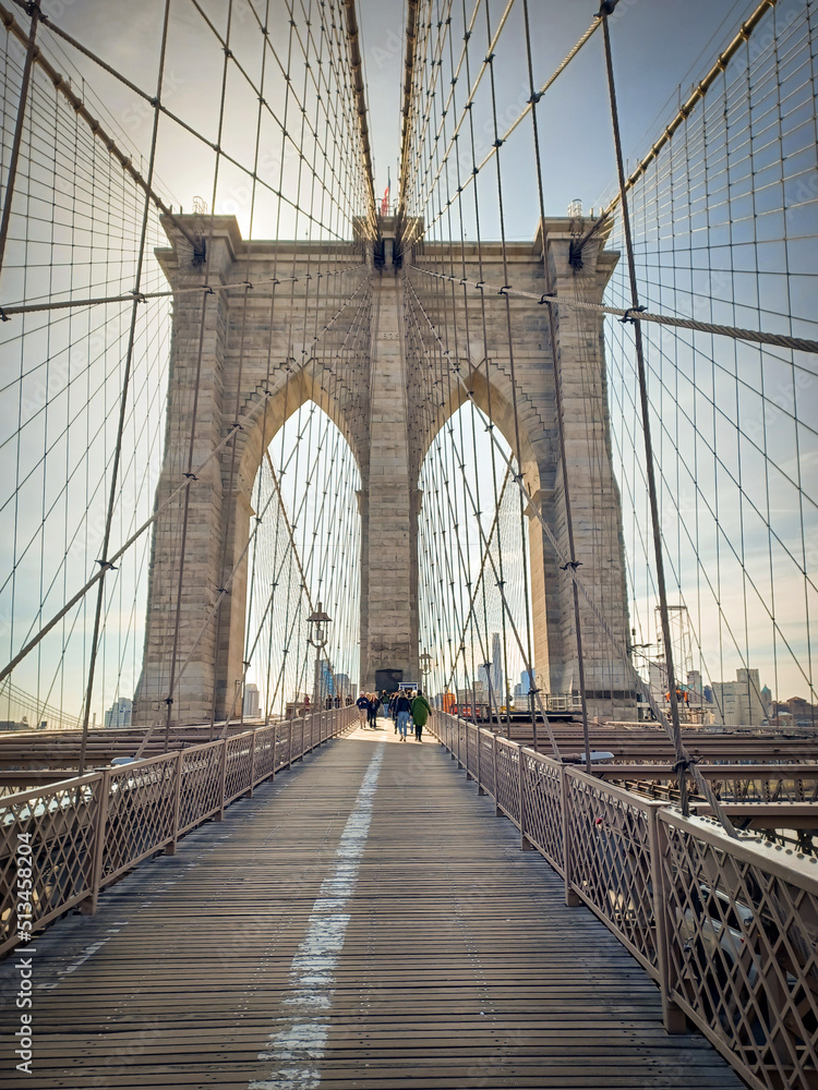 Fototapeta premium brooklyn bridge, new york, usa
