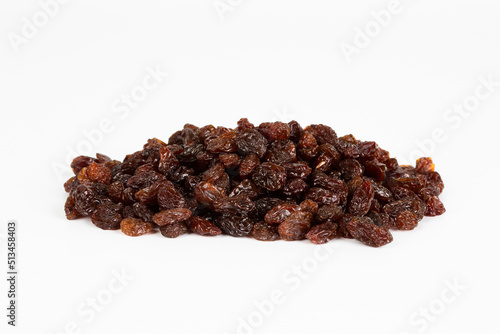 Raisins, isolated on a white background