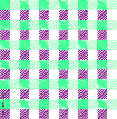 Scribble Style Stylish Plaid Check Trendy Fashion Colors Seamless Pattern Retro Concept Perfect for Allover Fabric Print or Wrapping Paper 