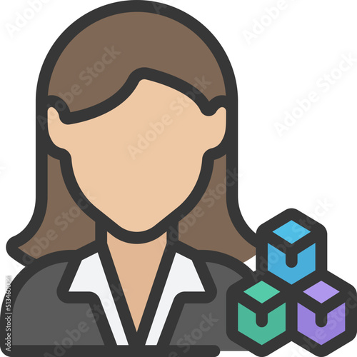 Female Architecture Owner Icon