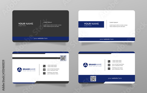 
Corporate business card template design.