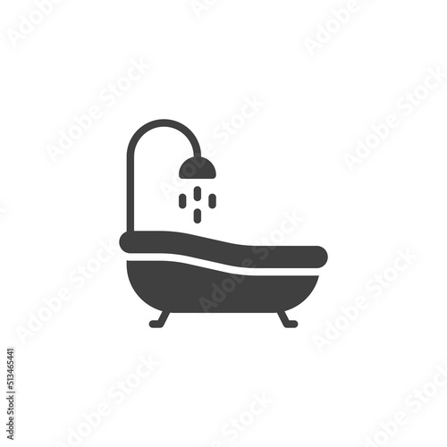 Bathtub vector icon