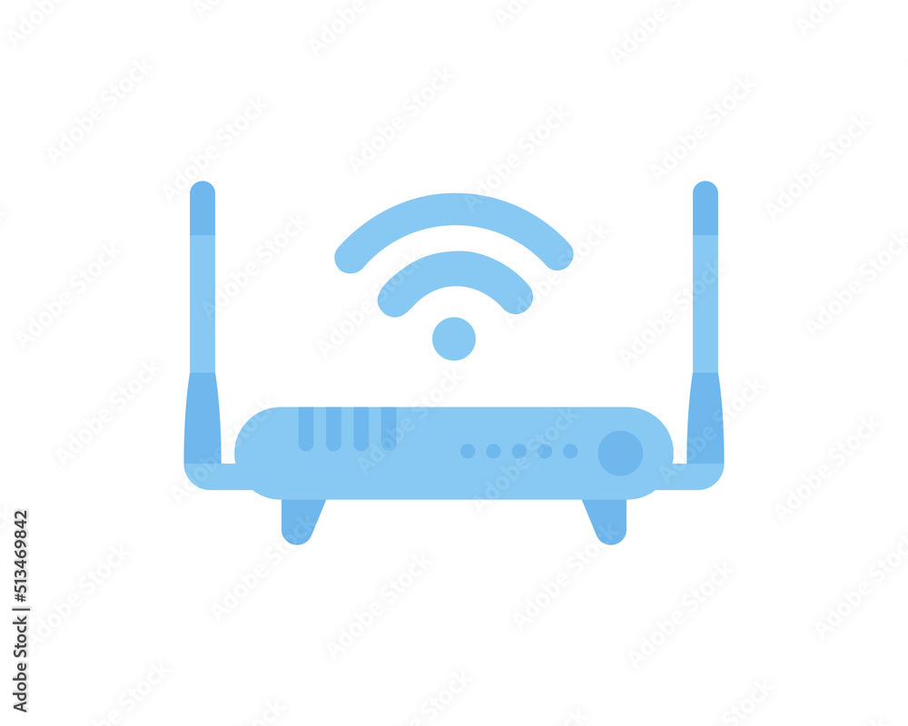 Router icon. Isolated on white background. Vector. Router icon. Isolated on white background. Vector.
