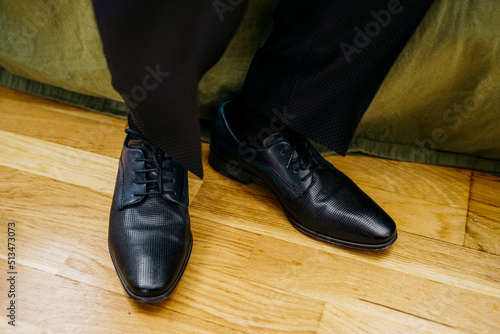The groom and his shoes