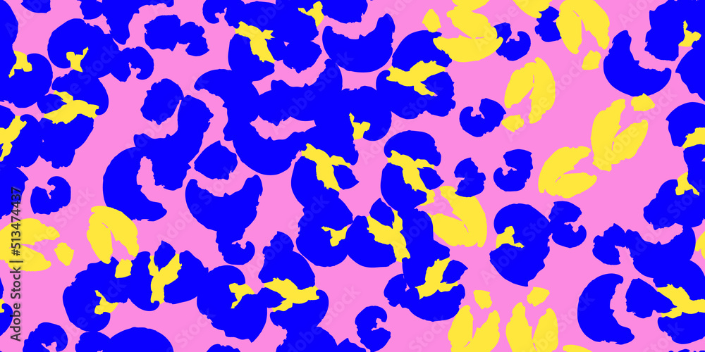Leopard spots seamless pattern design Leopard spots seamless pattern design