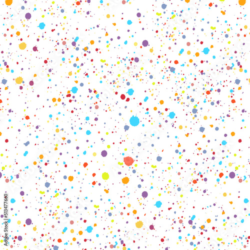 Colorful Splatter Background
