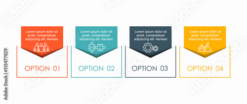 Infographic design template with place for your data. Vector illustration.