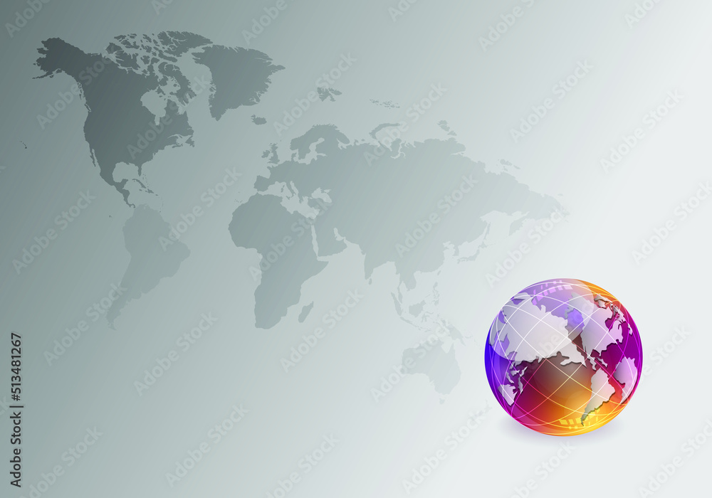 globe green 3D vector modern for web and banner globe green 3D vector modern for web and banner