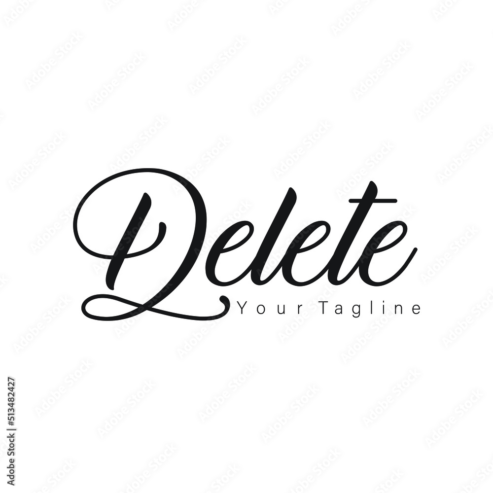 Modern calligraphy text. Vector hand-drawn illustration black and white Modern calligraphy text. Vector hand-drawn illustration black and white