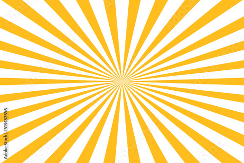 Sun rays, abstract background. Sunburst, summer banner. Vector illustration.