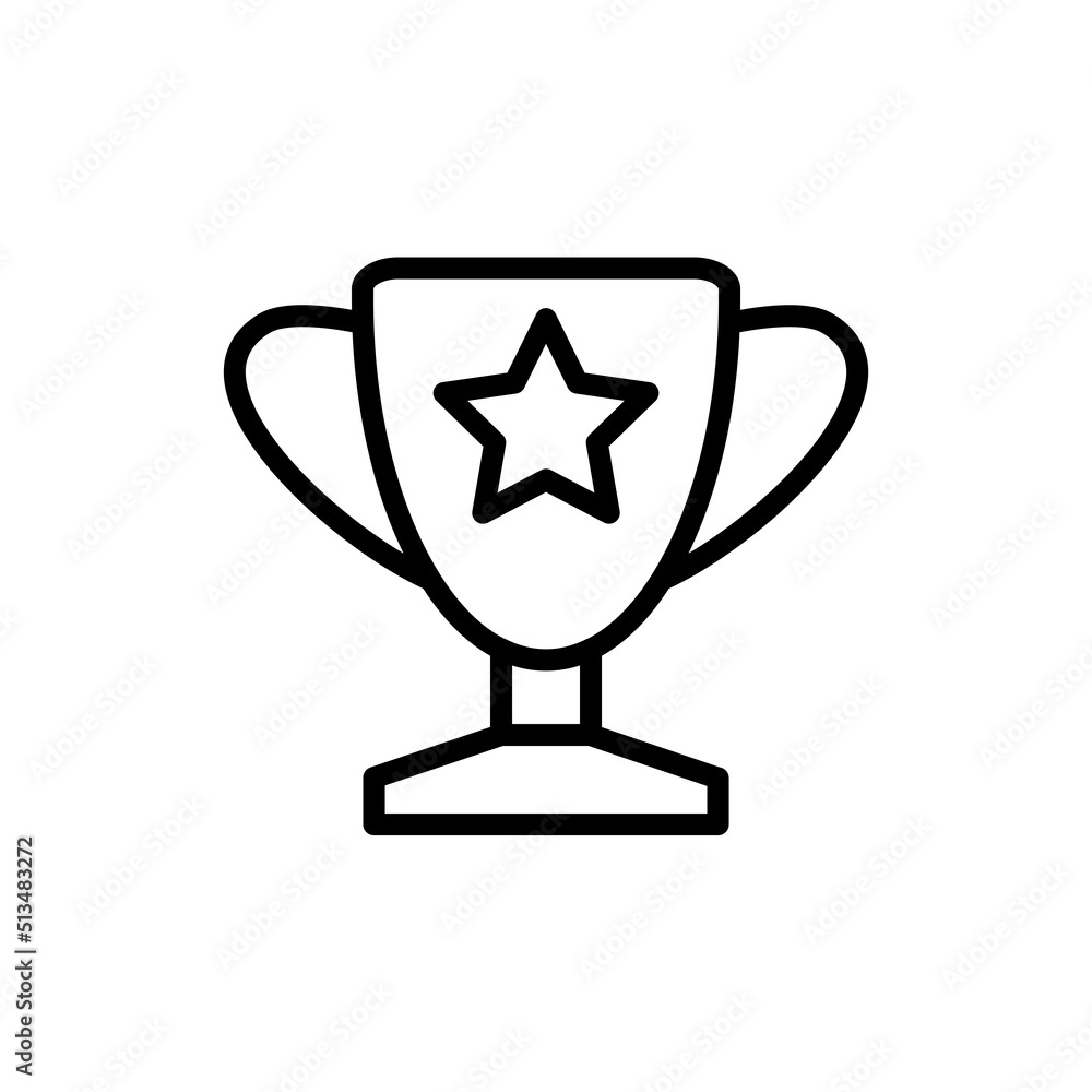 trophy icon flat style trendy stylist simple trophy icon flat style trendy stylist simple
