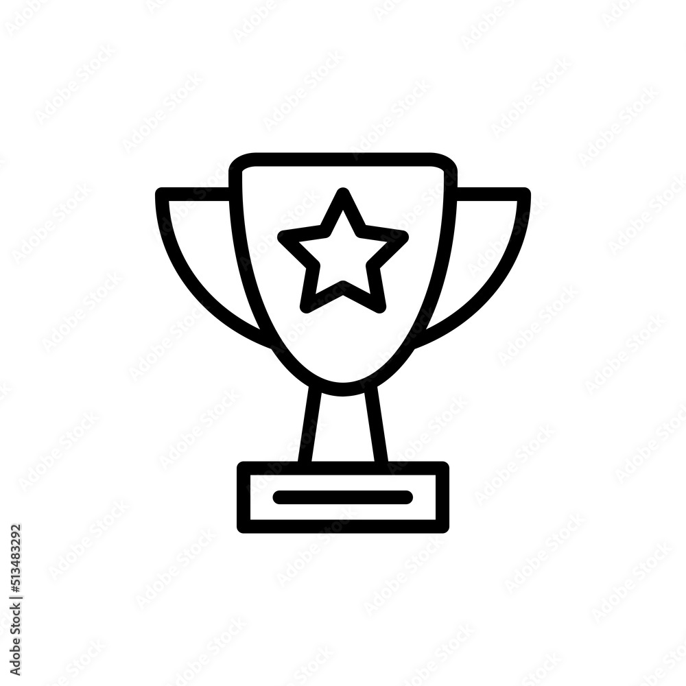 trophy icon flat style trendy stylist simple trophy icon flat style trendy stylist simple