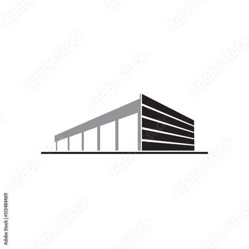 logistics building vector