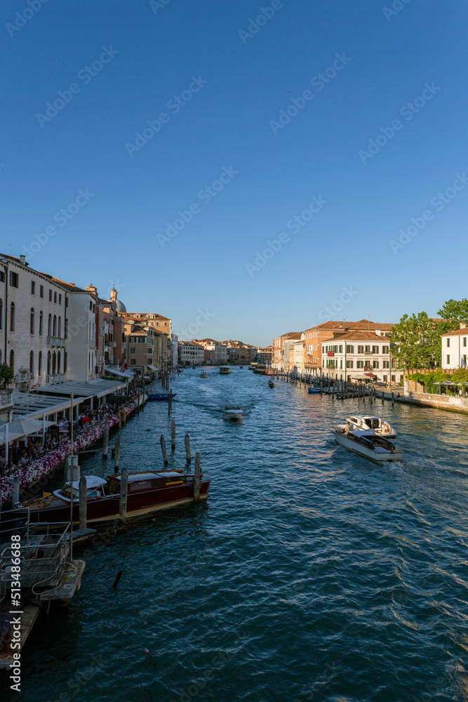 The Grand Canal in Venice on a summer day