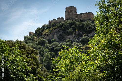 Castle of Lanos in Ocio village, Alava province in Spain photo
