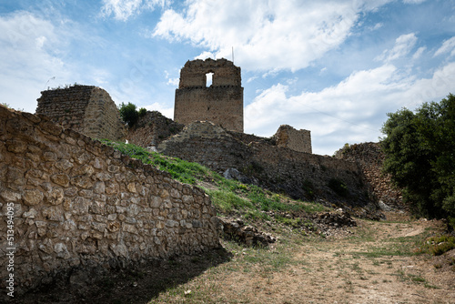 Castle of Lanos in Ocio village, Alava province in Spain photo